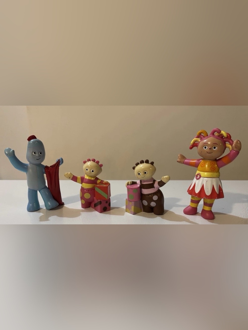3/15$ 🐸 In The Night Garden Toy Figures x 4 Preowned 2006 Hasbro